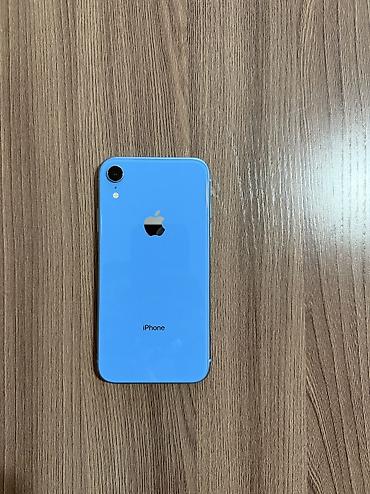 2din android: IPhone Xr, Б/у, 128 ГБ, Голубой, Защитное стекло, Чехол, 76 % — 1