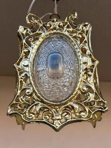 RS - Antique Chandeliers: Stari luster / fenjer - STAKLO / METAL - MOGUĆ PREVOZ U odličnom — 11