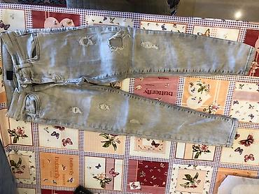 Cinslər və şalvarlar: LC Waikiki uşaq cins şalvarı - Rəng: Açıq boz (washed effektli) - — 1