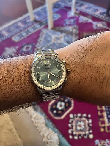 İşlənmiş, Qol saatı, Emporio Armani, rəng - Göy