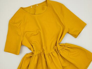 czerwona bluzki z bufkami: Women's blouse, size S (EU 36)