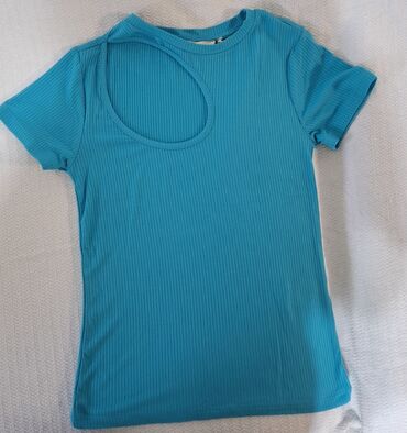 pinko majice: Koton, S (EU 36), Lycra, color - Light blue