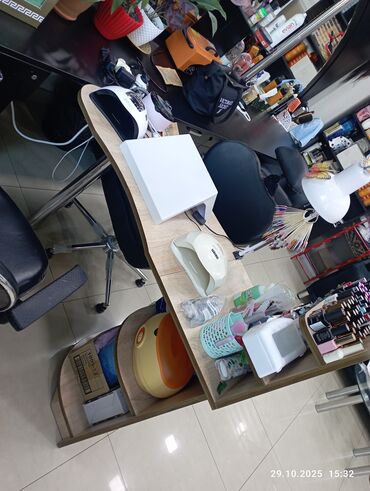 optimal metbex mebelleri: Прямой стол, С полками, Ламинат текстурный