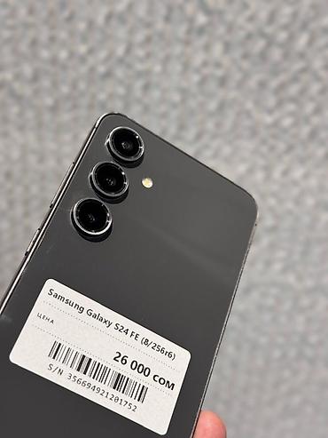 oneplus 16: Samsung Galaxy S24 FE, Б/у, 256 ГБ, цвет - Черный, В рассрочку, 2 SIM — 2