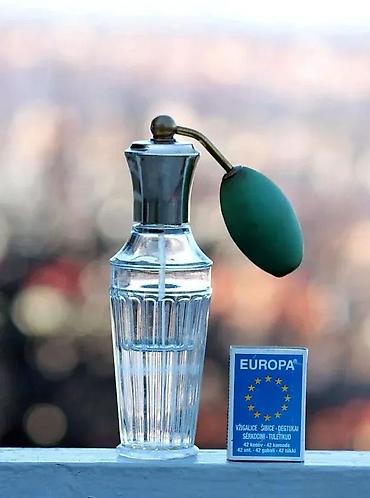 Ostali antikviteti: Vintage Atomizer Parfume Botlle 16 cm!. Vintage staklena posuda za — 1