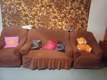 мебель мягкая бу: Прямой диван, Б/у