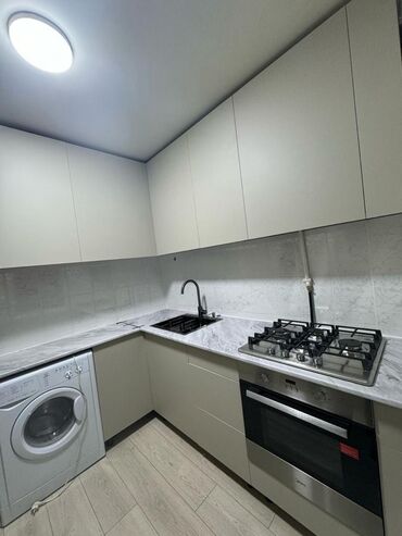 кухня 104 серия дизайн: 2 комнаты, 50 м², 104 серия, 3 этаж, Евроремонт