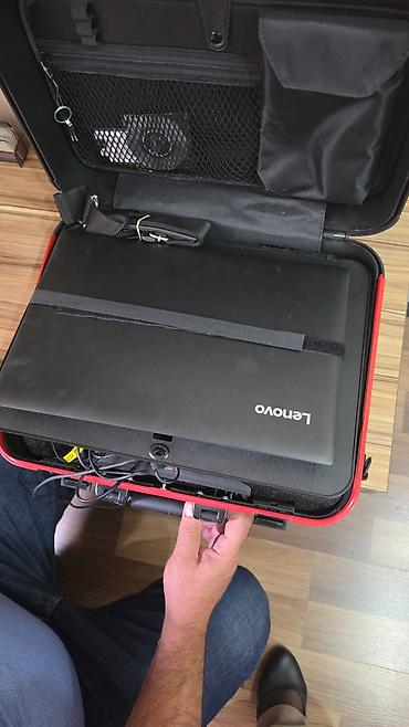 islenmis notebook satiram: Portativ ofis dəsti – çamadanın içində notebook, printer və skaner — 1