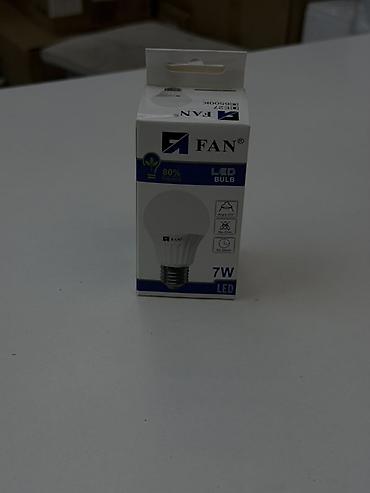 лампочки h7: LED-лампа FAN, 7W - Тип: LED bulb - Мощность: 7 Вт - Цоколь: E27 - — 1