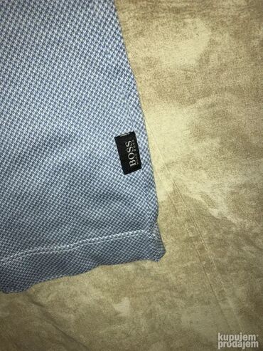 Majice: Majica na kratke rukave, L, Hugo Boss, bоја - Svetloplava, Pamuk — 3