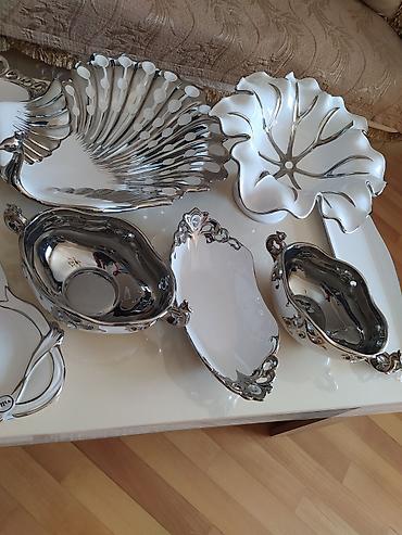 Nahar dəstləri və servizlər: Nahar dəsti, rəng - Ağ, Farfor — 8