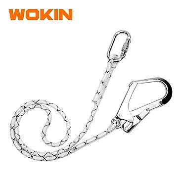 et mehsullari: WOKIN Təhlükəsizlik Kəməri Halatı 1.8M – Lanyard + Karabina — 1