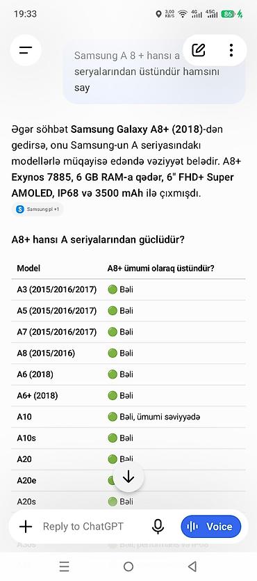 grand neo plus: Samsung Galaxy A8 Plus, 64 GB, rəng - Qızılı, Zəmanət, Sensor, Barmaq izi — 4