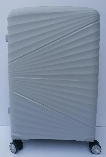 Putni koferi i torbe: Tvrdi kofer na točkićima – sivi - Materijal: lagana i izdržljiva — 2