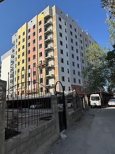 Продажа квартир: 1 комната, 43 м², Аламедин-1 мкр 7 этаж, ПСО (под самоотделку) — 4