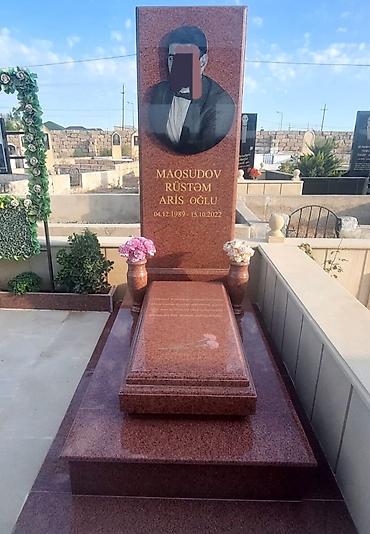 Digər tikinti materialları: Qebir daşı ustası.rəngli şəkıllər qızılı yazılar.çatdırma qurulma — 5