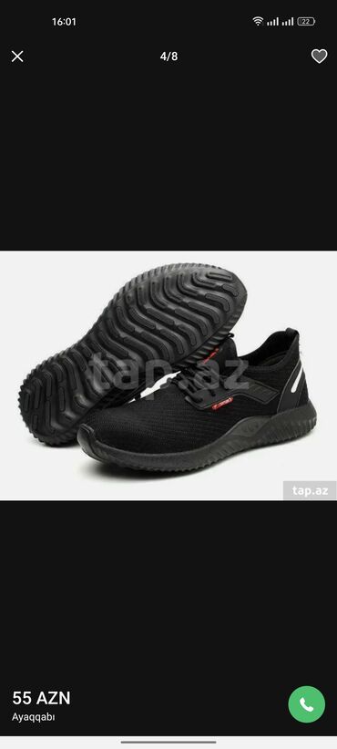 Krasofkalar və idman ayaqqabıları: Salam teklukesizlik ayablari tezedi 42razmer super gorunuşu var burnu — 4