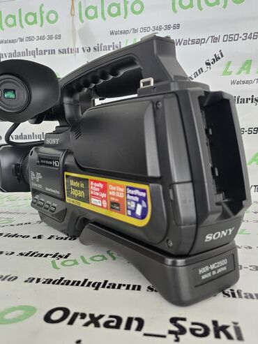tecno spark 8c qiymeti: Sony HXR-MC2500 peşəkar video kamera. Karobkasından nə çıxırsa