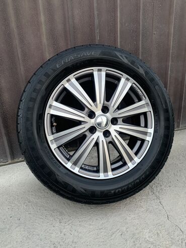 купить зимние шины на 14 бу: Дөңгөлөктөр монтажда 215 / 60 / R 16, Жай, Колдонулган, Комплект, Жеңил унаалар, Куйма, тешиктери - 5