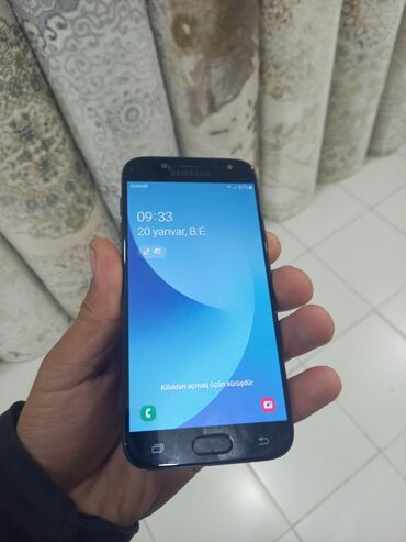 honor ucuz telefon: Samsung Galaxy J5, rəng - Qara, Barmaq izi