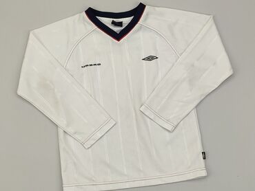 biała krótka bluzka: Bluzka, 9 lat, 128-134 cm, stan - Zadowalający