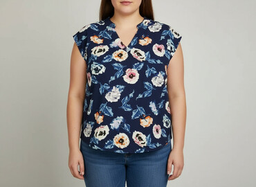 piękne bluzki dla puszystych: Greenpoint, Women's blouse, size XL