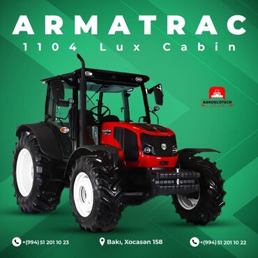 kreditle traktor: Armatrac 1104 lux etibarlılığı və müxtəlif kənd təsərrüfatı işləri