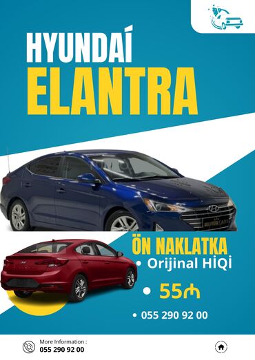 Əyləc bəndləri, nakladkalar: Ön, Hyundai elantra, 2019 il, Orijinal, Yeni