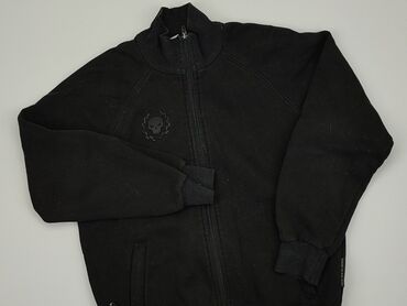 sweterek popielaty bawelna lub wełna ciemny popiel: Bluza, 11 lat, 140-146 cm, stan - Dobry