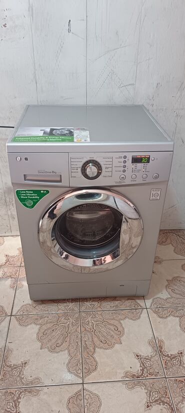 Tikiş maşınları: Paltaryuyan maşın LG, 8 kq, İşlənmiş, Avtomat, Qurutma var, Ödənişli çatdırılma