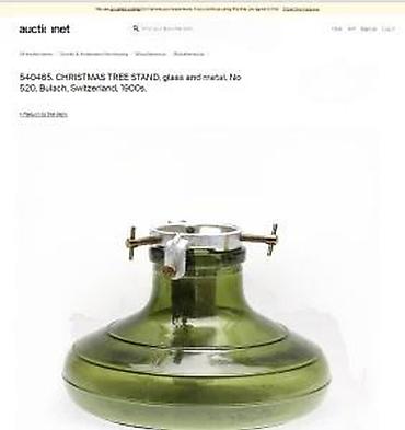 Praznična dekoracija: Stalak za jelku Bülach – srednji model - Stakleni rezervoar u zelenoj — 15