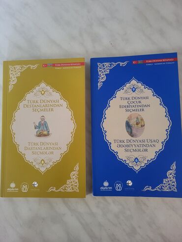 turkiyeden kitab sifarisi: Türk dünyasi destanlari ve usaq edebiyatindan seçme naqillar. 2 si bir