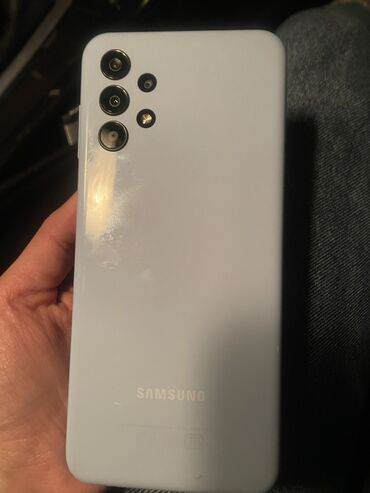 samsung x490: Samsung Galaxy A13, 64 GB, rəng - Mavi, Barmaq izi