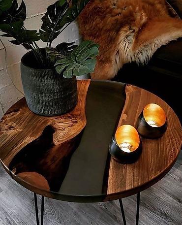 Журнальные столы: Эпоксидные столики | Бишкек Изготавливаю стильные журнальные столики — 5