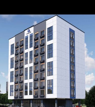 на иссык куле: 1 комната, 49 м², Элитка, 9 этаж, ПСО (под самоотделку)