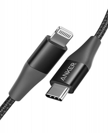 apple naushniki lightning: Продаю усиленный кабель в оплетке - Anker powerline II+ usb type c to