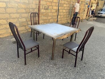 ikinci el taxtalar: Masa desti 4 dest ustu taxtadir alti demir.4 stul daxil. Qiymet 70 lalafo.az -da ikinci el taxtalar: Masa desti 4 dest ustu taxtadir alti demir.4 stul daxil. Qiymet 70