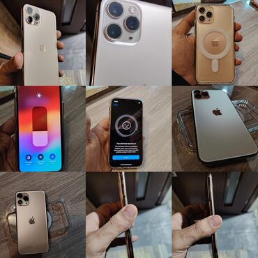 дубайский iphone: IPhone 11 Pro, Qızılı, Simsiz şarj