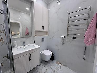 Посуточная аренда квартир: 3 комнаты, Домофон, Душевая кабина, Постельное белье — 18