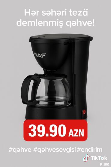 Qəhvəbişirənlər: Qəhvəbişirən Raf, Damcılı, Yeni, Ödənişli çatdırılma