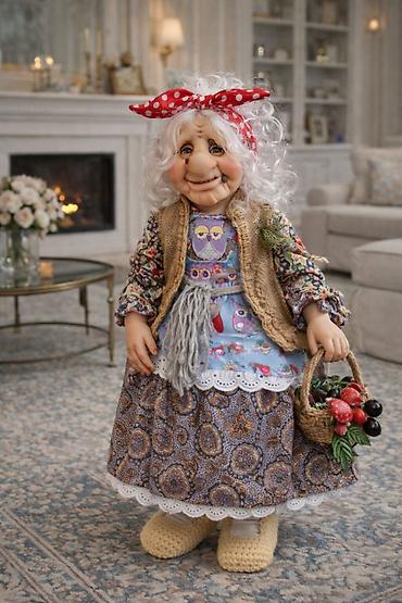 Другой декор и предметы интерьера: Интерьерная кукла Баба Яга — это сказочная мудрая хранительница — 9
