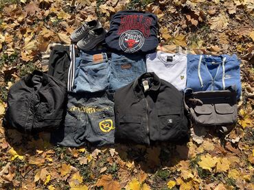 серая толстовка: Мужская толстовка, L, Carhartt, Б/у, цвет - Черный, Самовывоз, Бесплатная доставка, Платная доставка