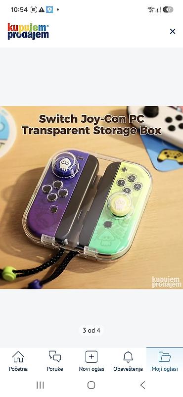 gps za auto cena: Prozirna PC kutija za Nintendo Switch Joy-Con kontrolere - — 2