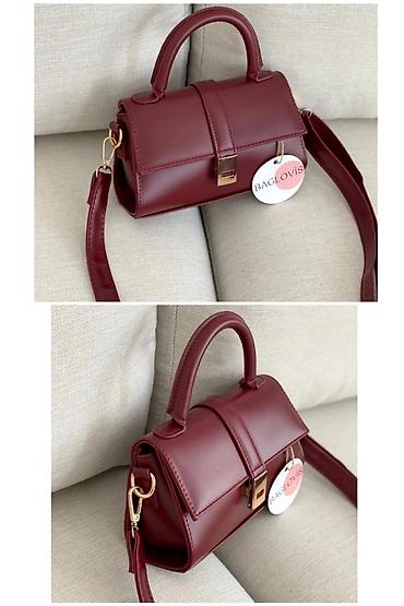 prada çanta: Bordo rəngli qadın çantası – BAGLOVIS ENDİRİM 🌸 TƏCİLİ SATILIR❗ — 1