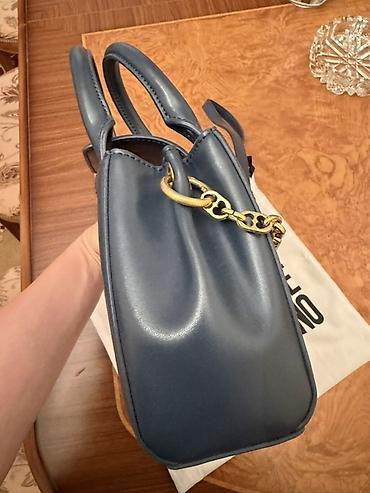 Çantalar: Original Love Moschino çanta - Rəng: tünd mavi - Material: hamar — 8