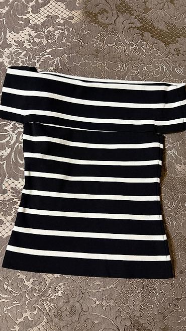 Qadın bluz/köynək – qara-ağ üfüqi zolaqlı dizayn. - Model lalafo.az -da Qadın bluz/köynək – qara-ağ üfüqi zolaqlı dizayn. - Model