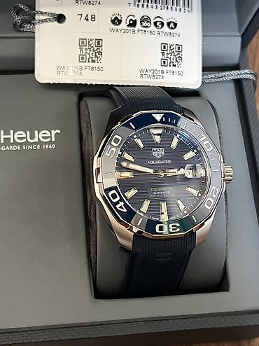 ремешки на apple: TAG Heuer Aquaracer Calibre 5 Automatic 43mm Настоящая швейцарская — 4