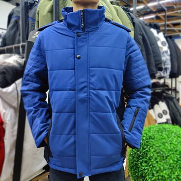 классические куртки мужские: Куртка цвет - Синий