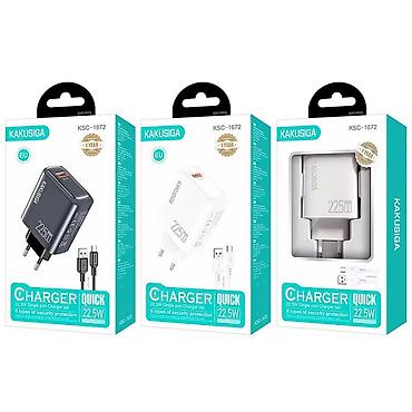 Kateqoriya: Adapterlər Məhsul: Kakusiga KSC-1672 Grey 22.5W Təsvir