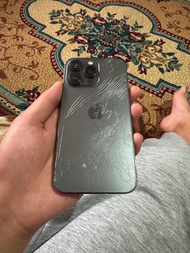 чехол для airpods про: IPhone 13 Pro, Б/у, 128 ГБ, Black Titanium, 78 %